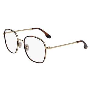 Victoria Beckham Brown Metal Glasses (Frames)