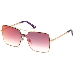 WEB EYEWEAR Gold Metal Sunglasses