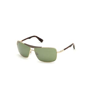 WEB EYEWEAR Gold Metal Sunglasses
