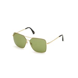 WEB EYEWEAR Gold Metal Sunglasses
