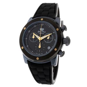 GLAM ROCK Black Synthetic Sport Watch