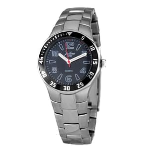 JUSTINA Silver Stainless Steel Sport Watch
