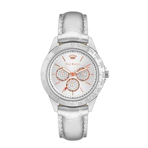 Juicy Couture Silver Plastic Dress Watch