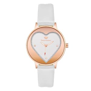 Juicy Couture White Plastic Dress Watch