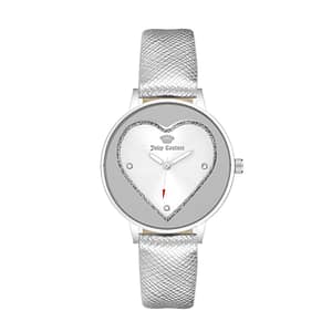 Juicy Couture Silver Plastic Dress Watch