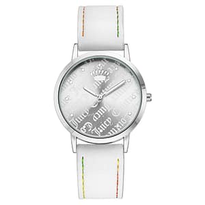 Juicy Couture White Plastic Dress Watch