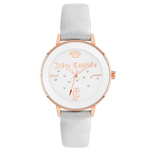 Juicy Couture White Plastic Dress Watch