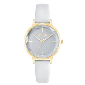 Juicy Couture White Plastic Dress Watch