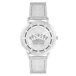 Juicy Couture Silver Plastic Dress Watch
