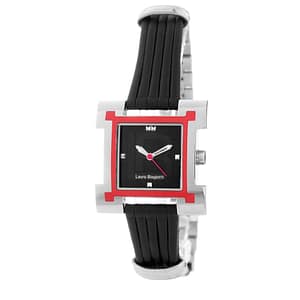 Laura Biagiotti Black Leather Lining Dress Watch