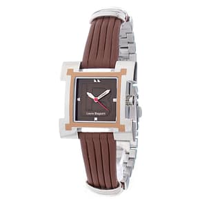 Laura Biagiotti Brown Leather Lining Dress Watch