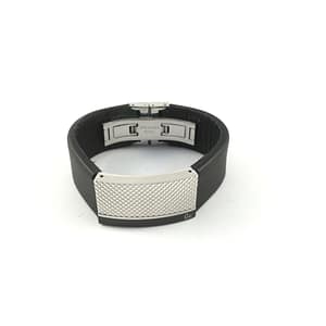 GC Black Stainless Steel Bracelet