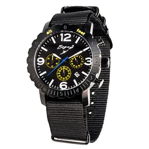 BOGEY Black Rubber Sport Watch