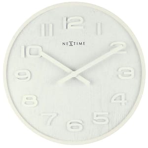 NEXTIME White Wood Dress Watch