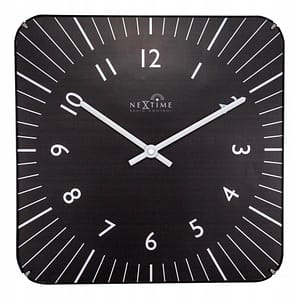 NEXTIME Black Plastic Dress Watch