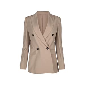 Brunello Cucinelli Beige Virgin Wool Coat
