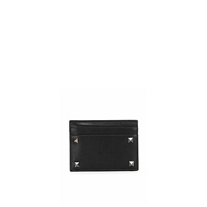 Valentino Garavani Black Calfskin Cardholder