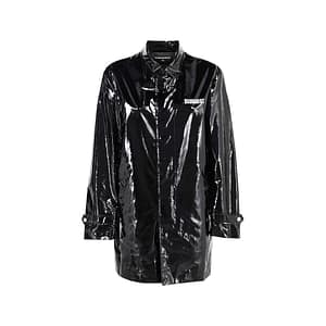 Dsquared² Black Polyethylene Coat