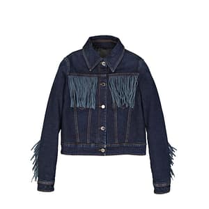 Frankie Morello Blue Cotton Denim Jacket