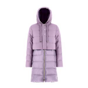 Herno Purple Cashmere Coat