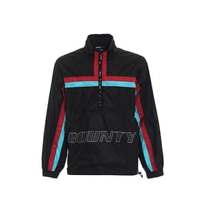 Marcelo Burlon Black Polyamide Shell Jacket