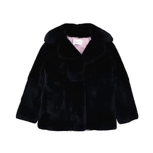 Alberta Ferretti Blue Rabbit Fur Coat