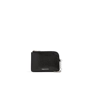 Alexander McQueen Black Calfskin Clutch Bag