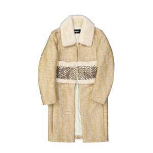 Dsquared² Beige Polyamide Coat