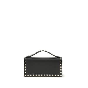 Valentino Garavani Black Calf Leather Bos Taurus Wallet