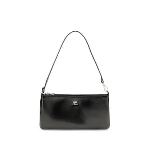 Courrèges Black Cowhide Shoulder Bag