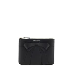 Comme Des Garçons Black Calf Leather Bos Taurus Wallet