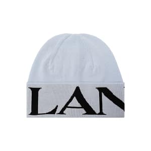 Lanvin Blue Virgin Wool Beanie