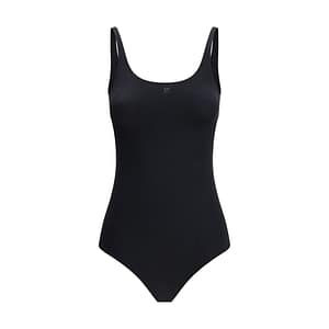 Courrèges Black Elastane One-Piece Swimsuit