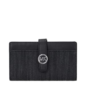 Michael Kors Black Fabric Wallet