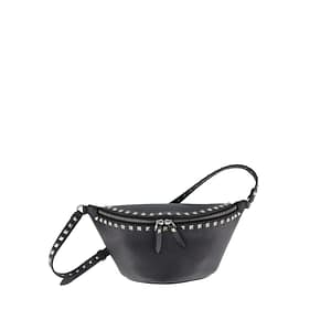 Valentino Garavani Black Calfskin Belt Bag