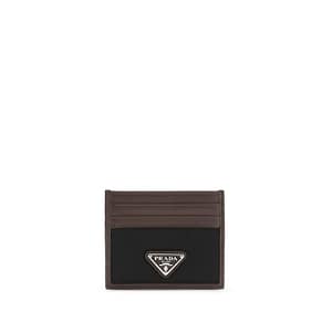 Prada Brown Calf Leather Bos Taurus Wallet
