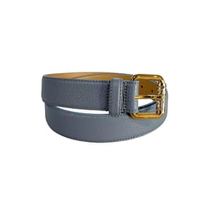 Borbonese Blue Leather Women Belt
