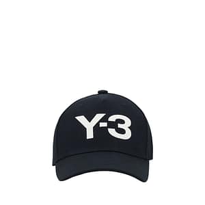 Y-3 Black Cotton Cap (Baseball Hat)