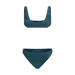 Oséree Blue Polyamide One-Piece Swimsuit