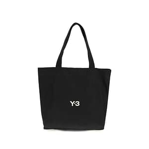 Y-3 Black Cotton Shoulder Bag