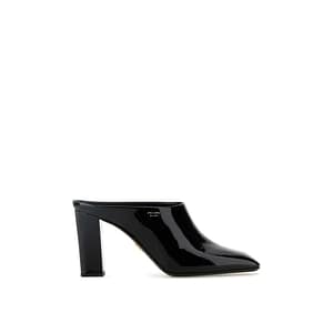 Prada Black Calfskin Mules