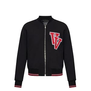 Versace Black Virgin Wool Bomber