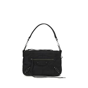 Balenciaga Black Polyamide Shoulder Bag