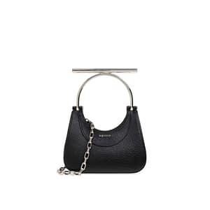 Alexander McQueen Black Lamb Leather Crossbody Bag