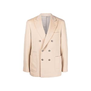 Brunello Cucinelli Beige Wool Coat