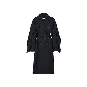 Burberry Black Polyester Coat
