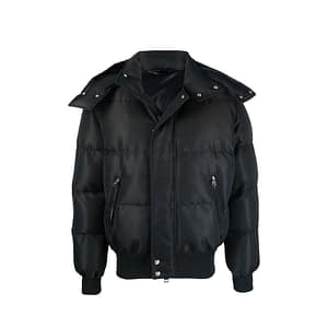 Alexander McQueen Black Polyamide Bomber