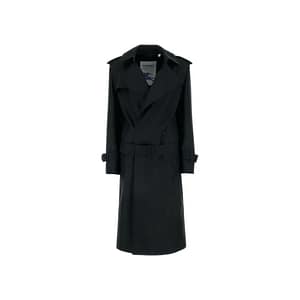 Burberry Black Polyester Coat