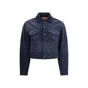 Balenciaga Blue Cotton Denim Jacket
