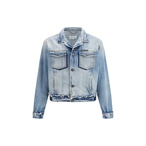 Maison Margiela Blue Cotton Denim Jacket